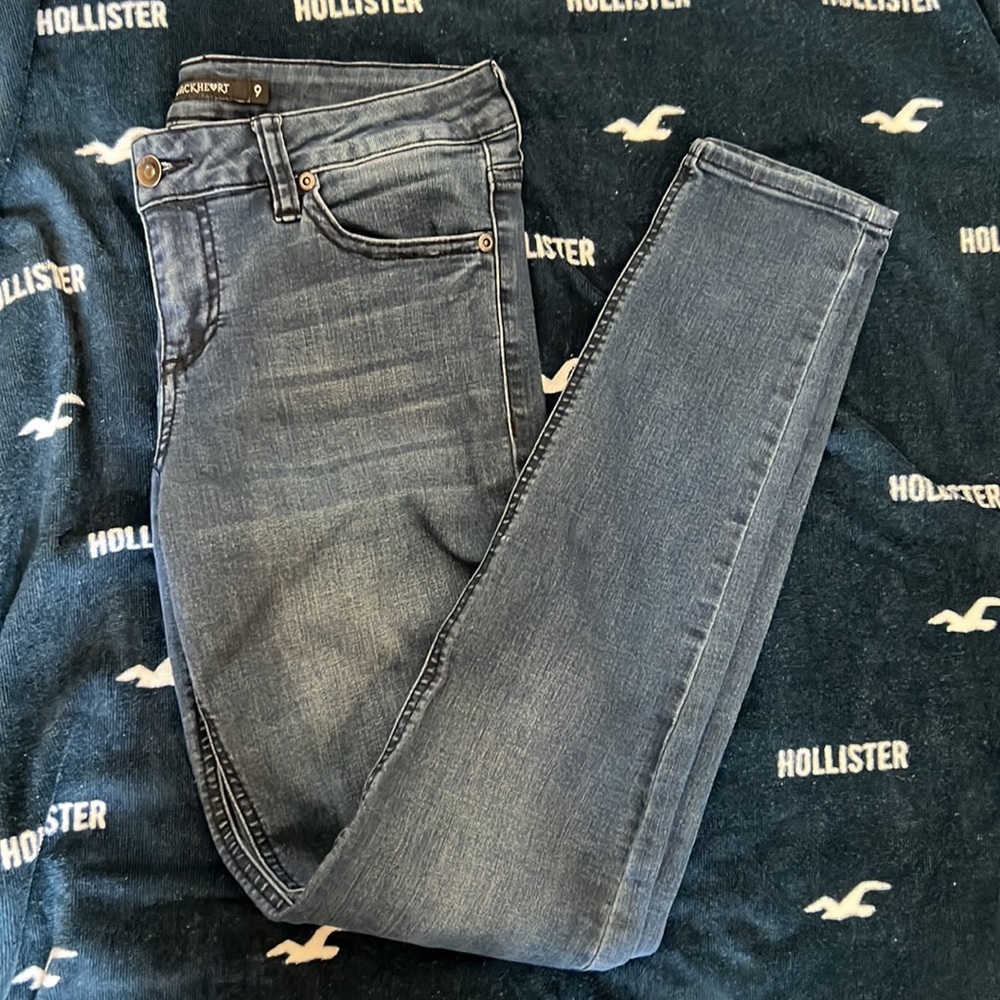 Blackheart Size 9 Blue Skinny Jean